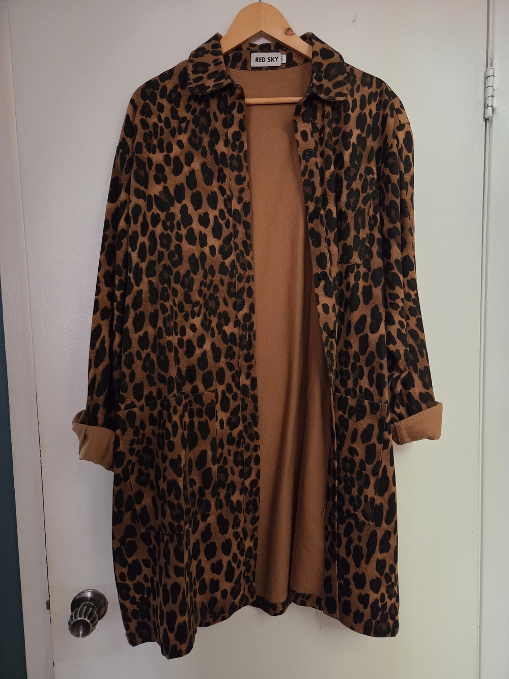 Redsky Leopard Chore Jacket, Size 1, Excellent Condition